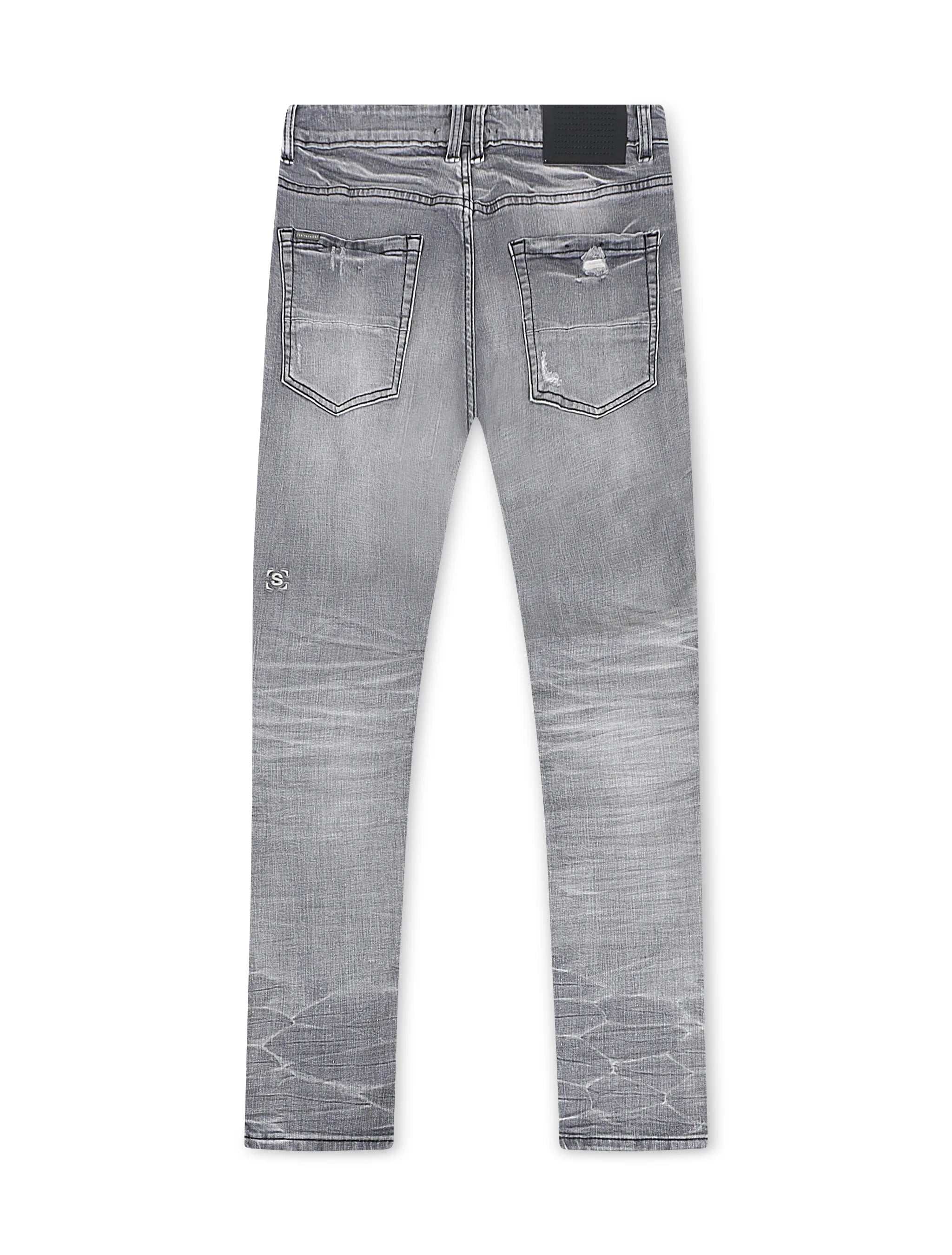 Serenede Titan Slim Fit Jeans - Grey by Denim Exchange