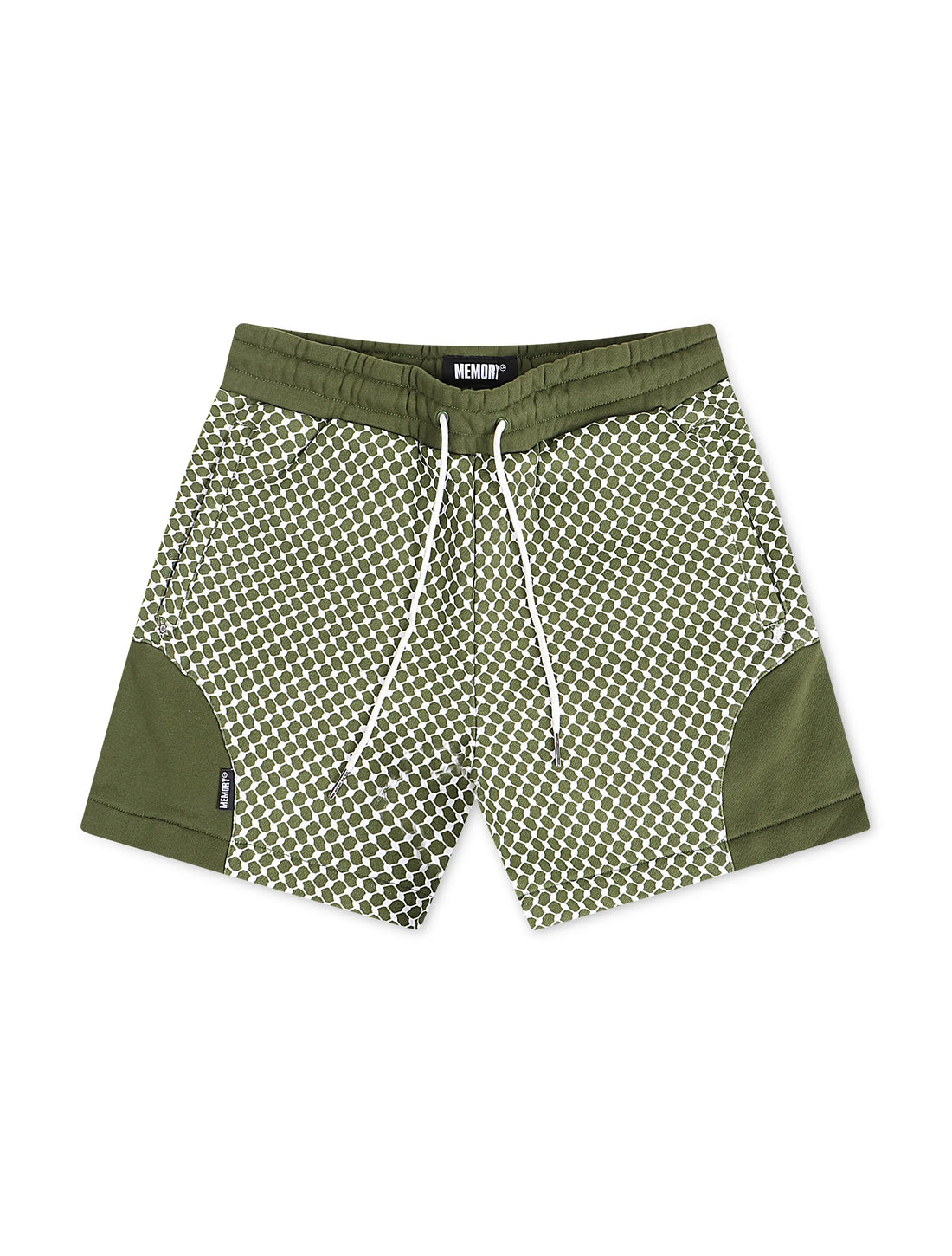 Memory Lane Window Pattern Shorts - Forest by Denim Exchange