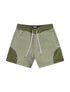 Memory Lane Window Pattern Shorts - Forest by Denim Exchange