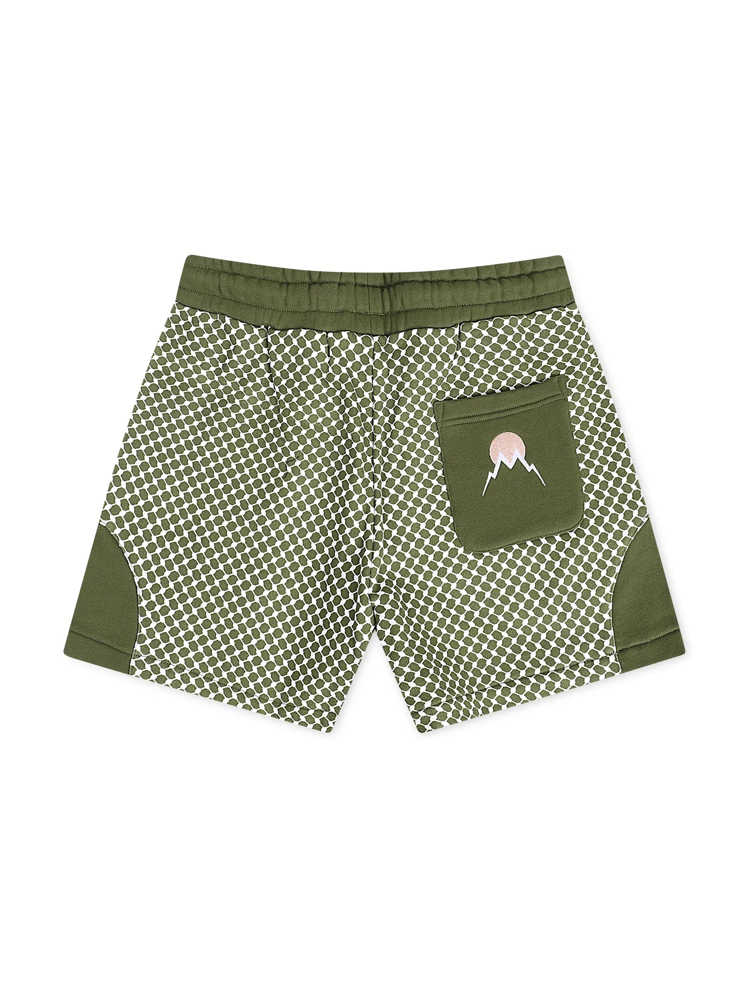 Memory Lane Window Pattern Shorts - Forest by Denim Exchange