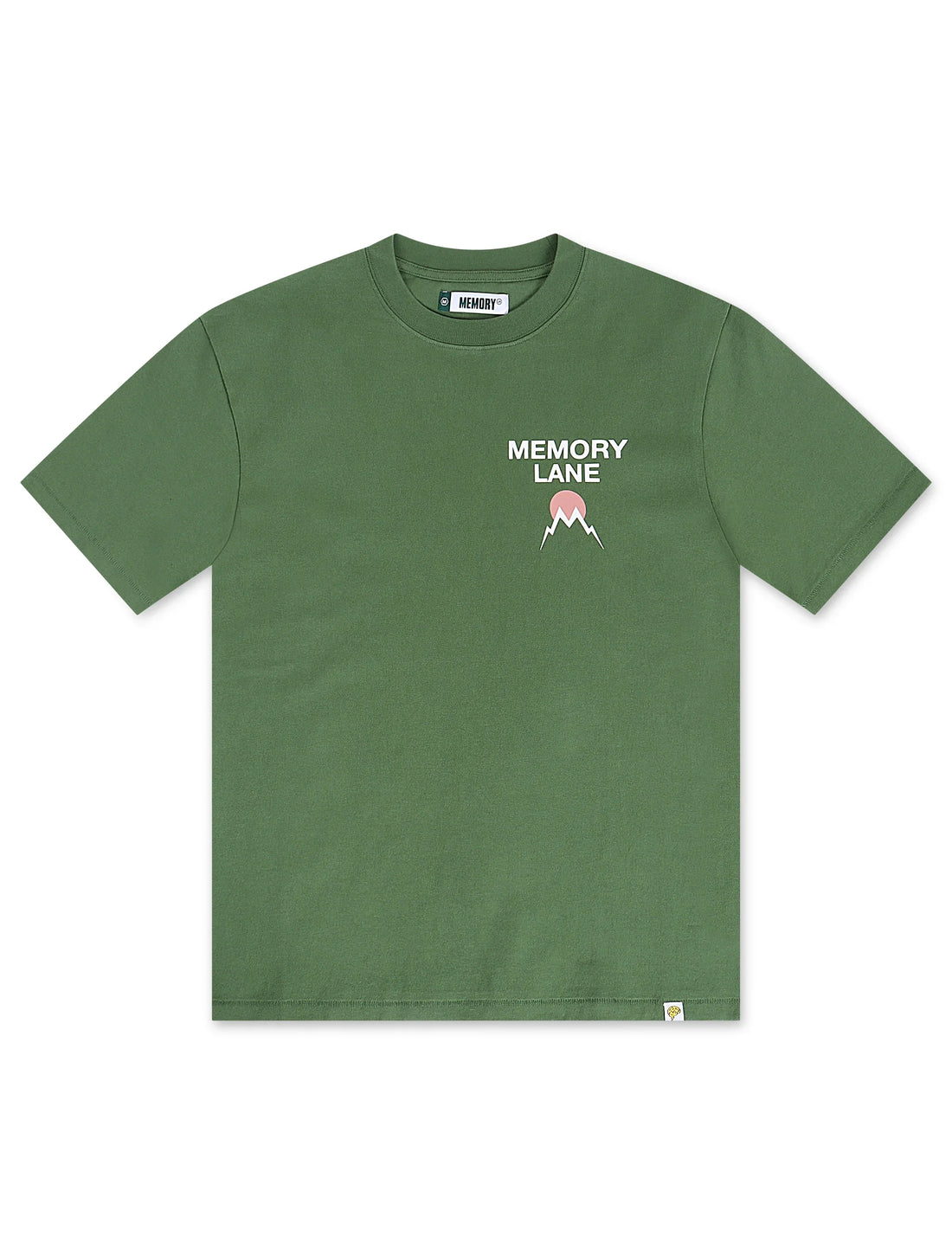 Memory Lane Core Flip Tee - Moss by Denim Exchange