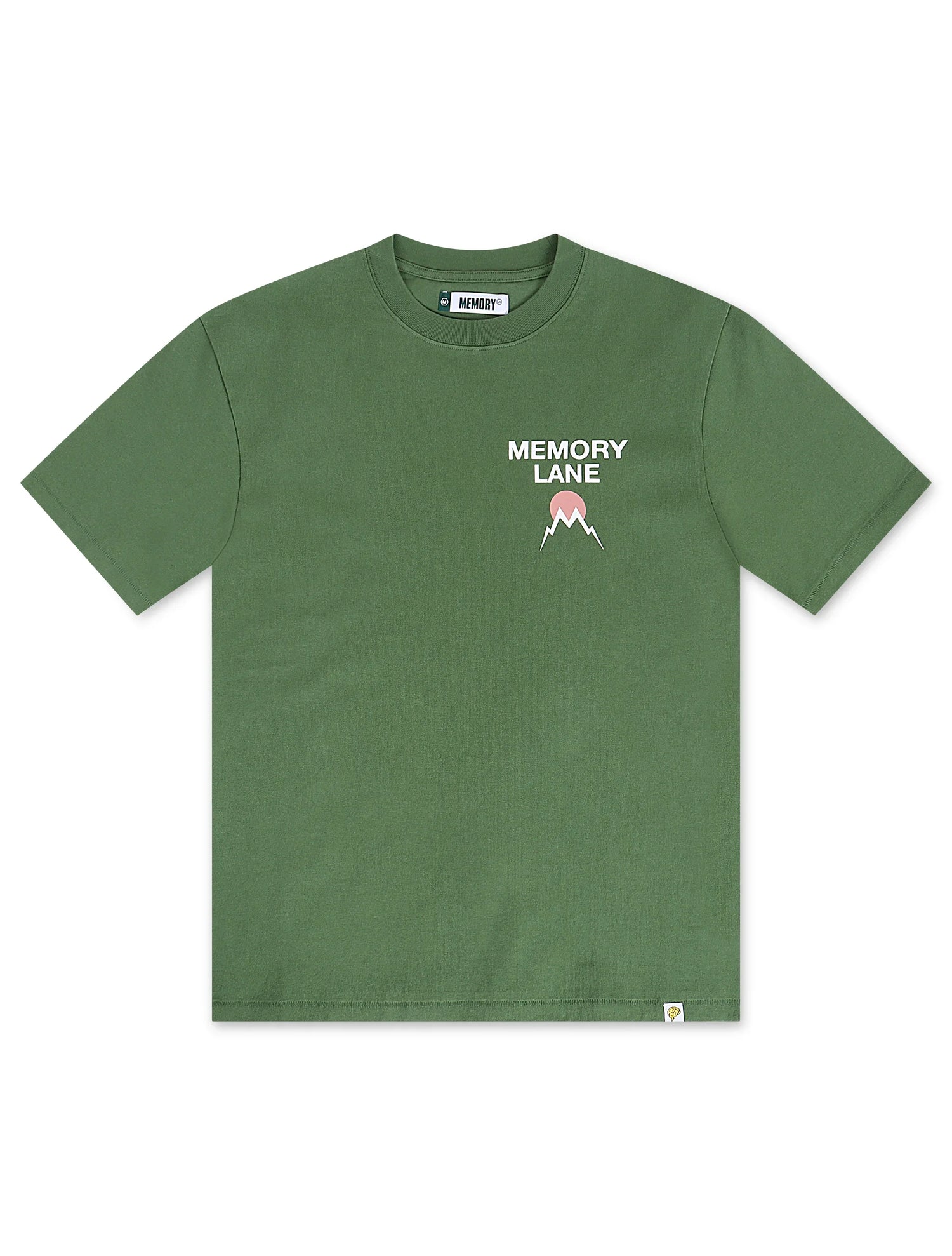 Memory Lane Core Flip Tee - Moss by Denim Exchange