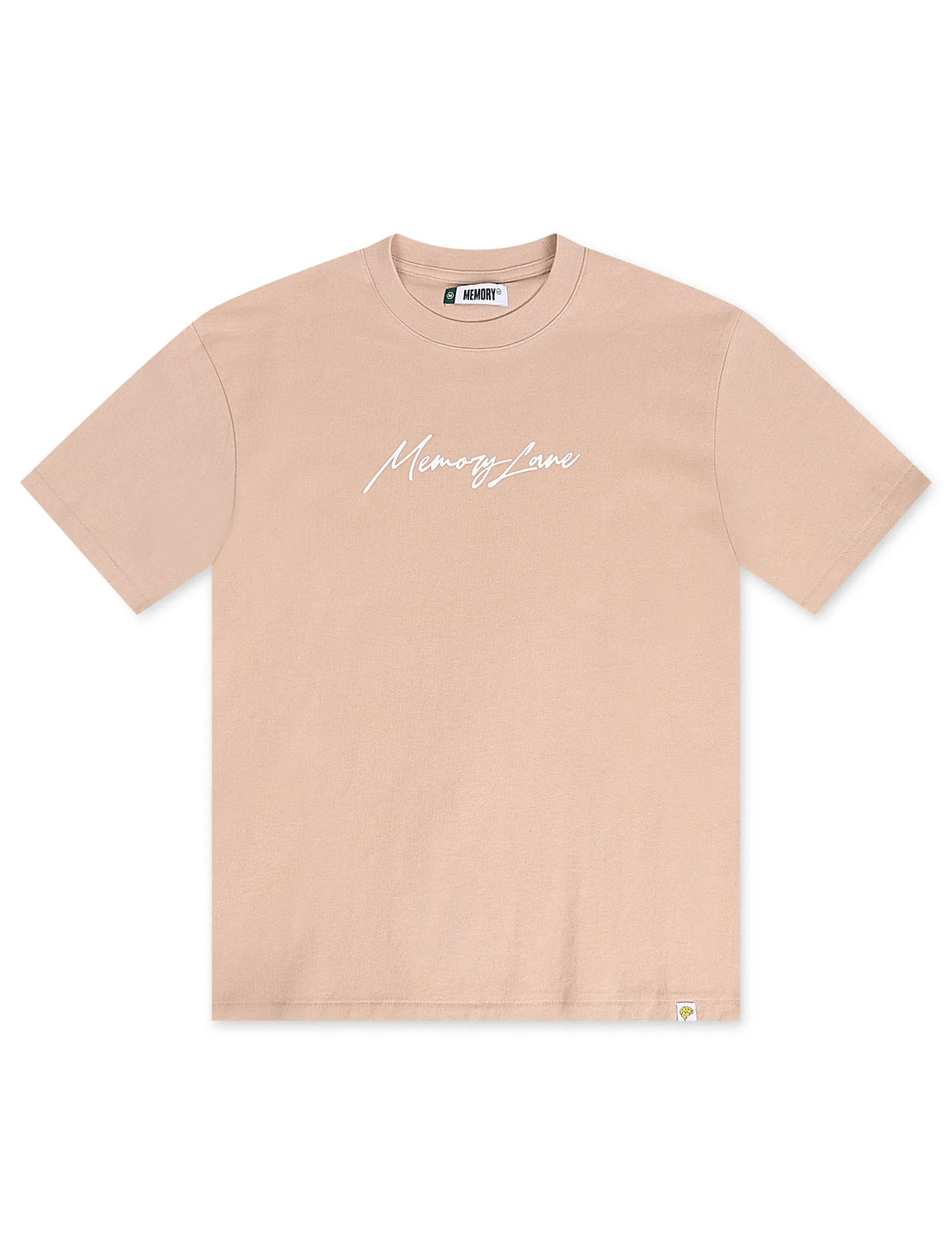 Memory Lane Script Logo Tee - Salmon by Denim Exchange