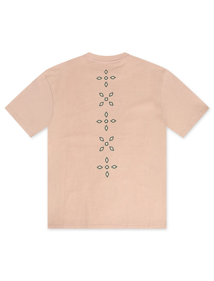 Memory Lane Script Logo Tee - Salmon by Denim Exchange