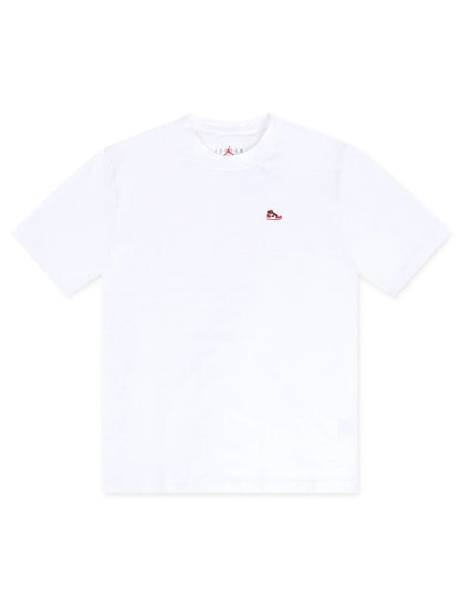 Air Jordan Mens Sneaker Patch Tee - White by Denim Exchange