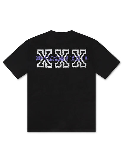 November Reine Sex Tape Heavyweight Tee - Black/Purple by Denim Exchange