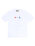 Red Letters Not LA Lovers Tee - White by Denim Exchange