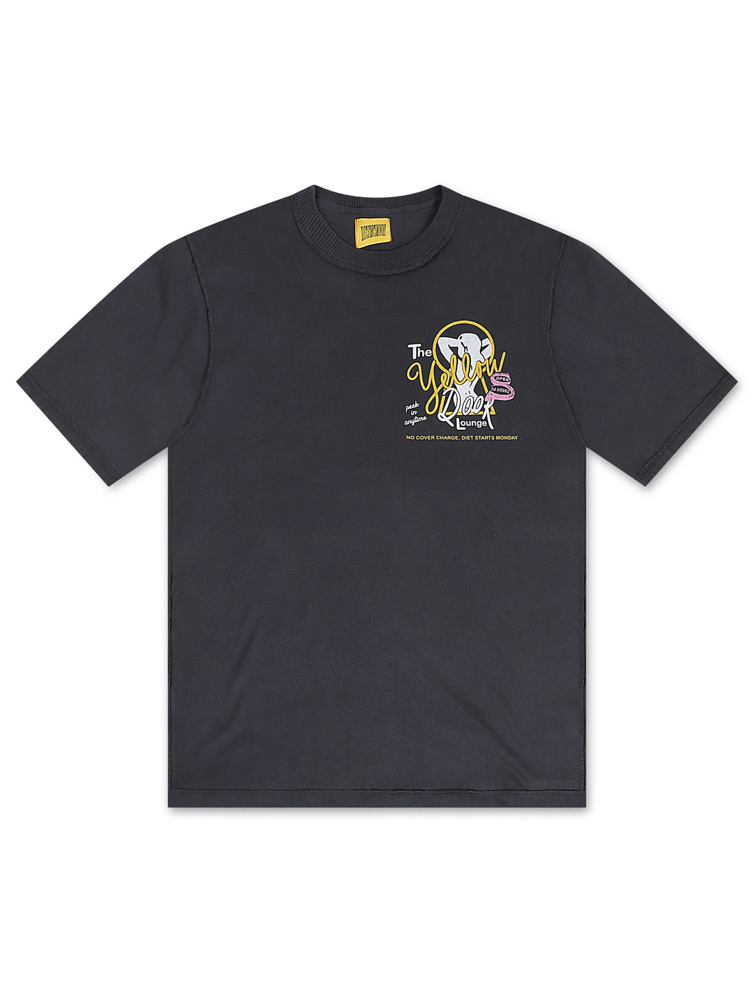 Diet Starts Monday Yellow Door Tee - Vintage Black by Denim Exchange