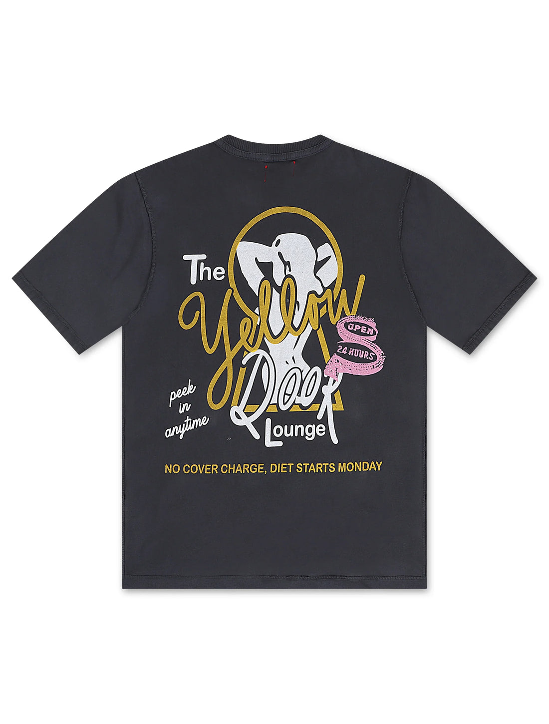 Diet Starts Monday Yellow Door Tee - Vintage Black by Denim Exchange