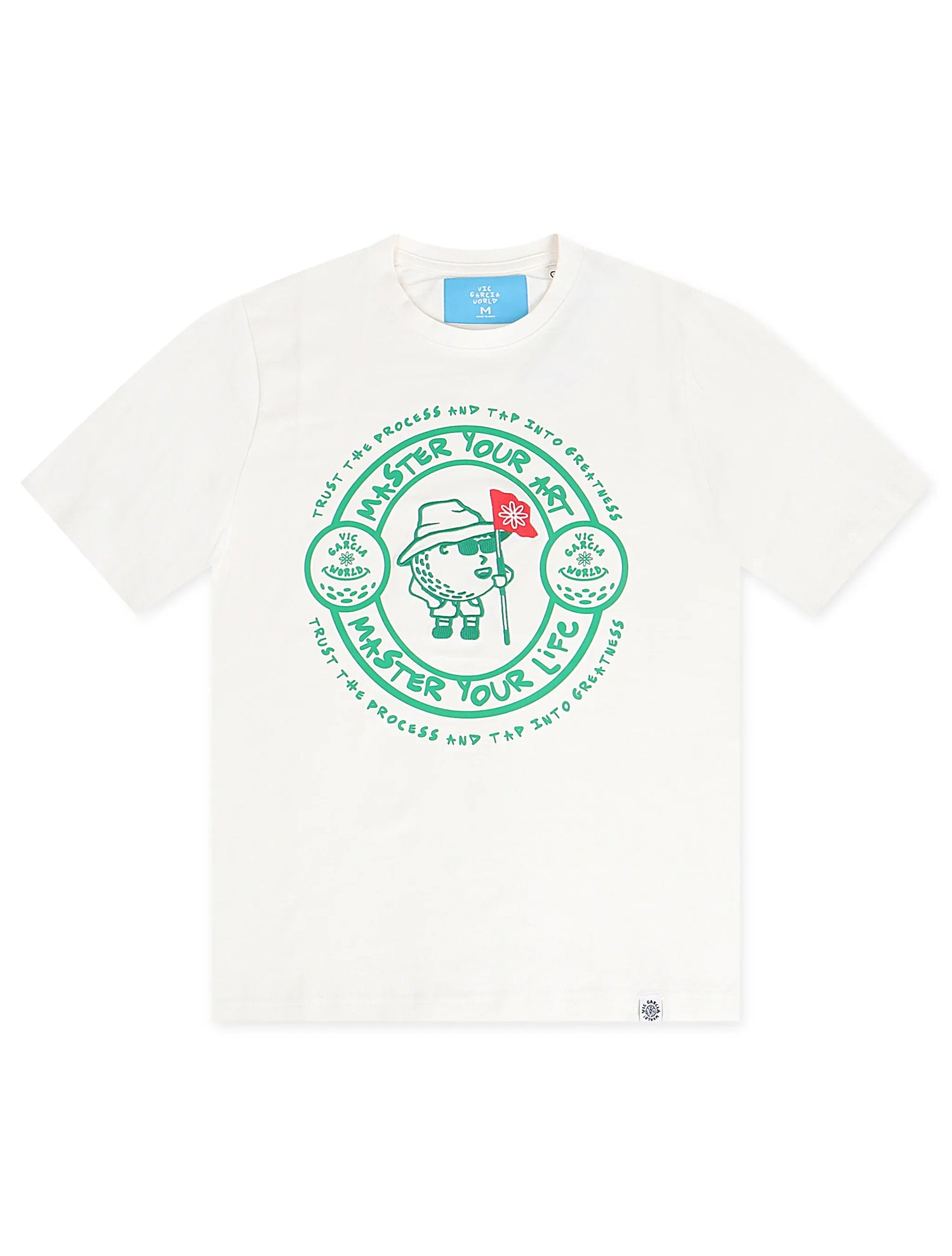Vic Garcia Trust The Process Tee - Vanilla by Denim Exchange