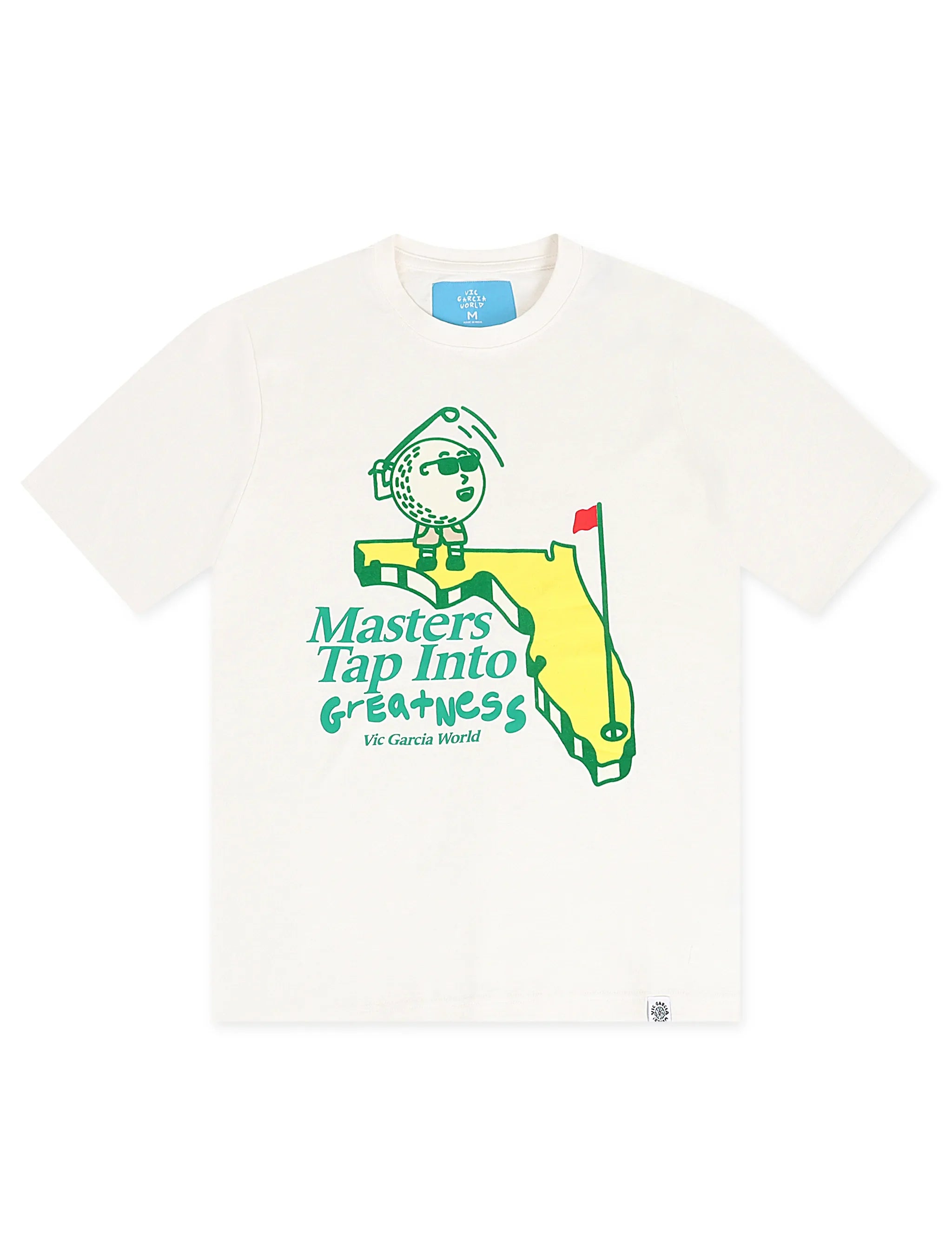 Vic Garcia Tap Into Greatness Tee - Vanilla by Denim Exchange
