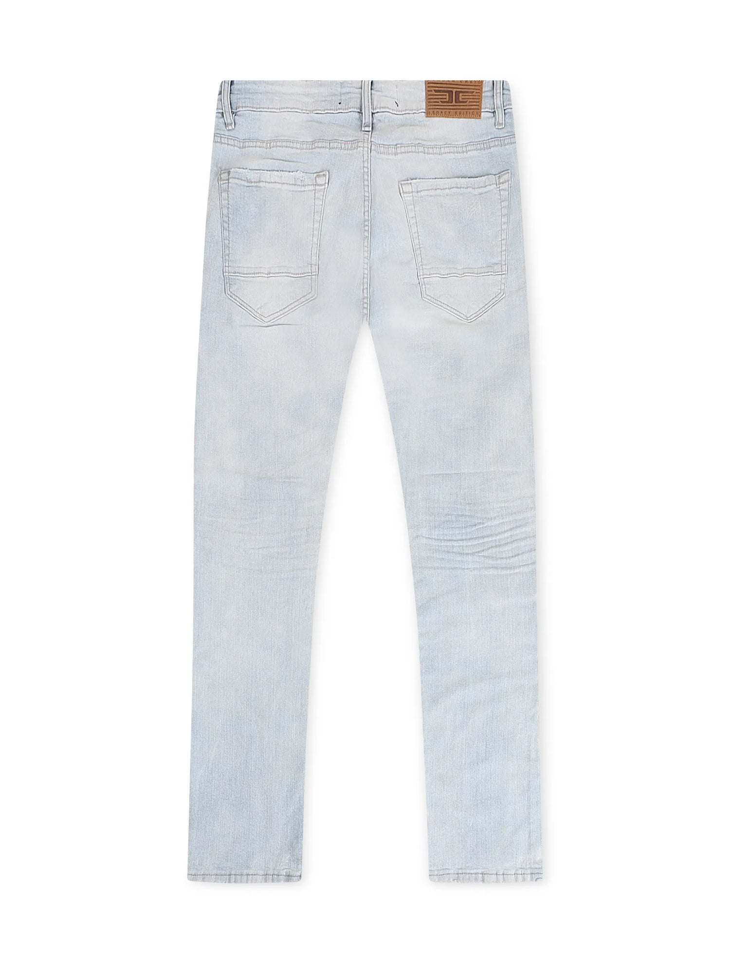 Jordan Craig Straight Fit Jeans - Iced White by Denim Exchange