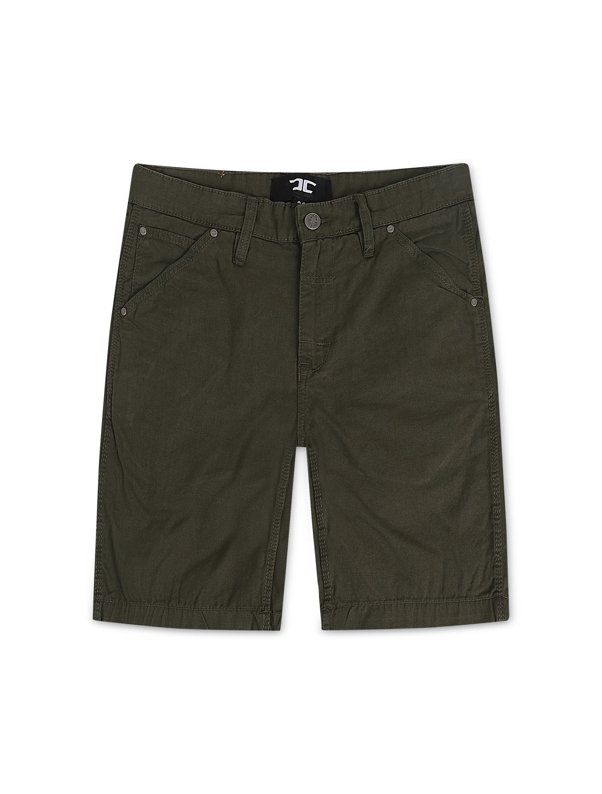 Jordan Craig The Re-up Shorts - Dark Green by Denim Exchange