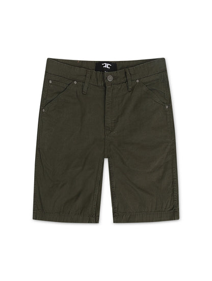 Jordan Craig The Re-up Shorts - Dark Green by Denim Exchange