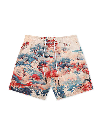 Jordan Craig Ibiza Lounge Shorts - Coral by Denim Exchange