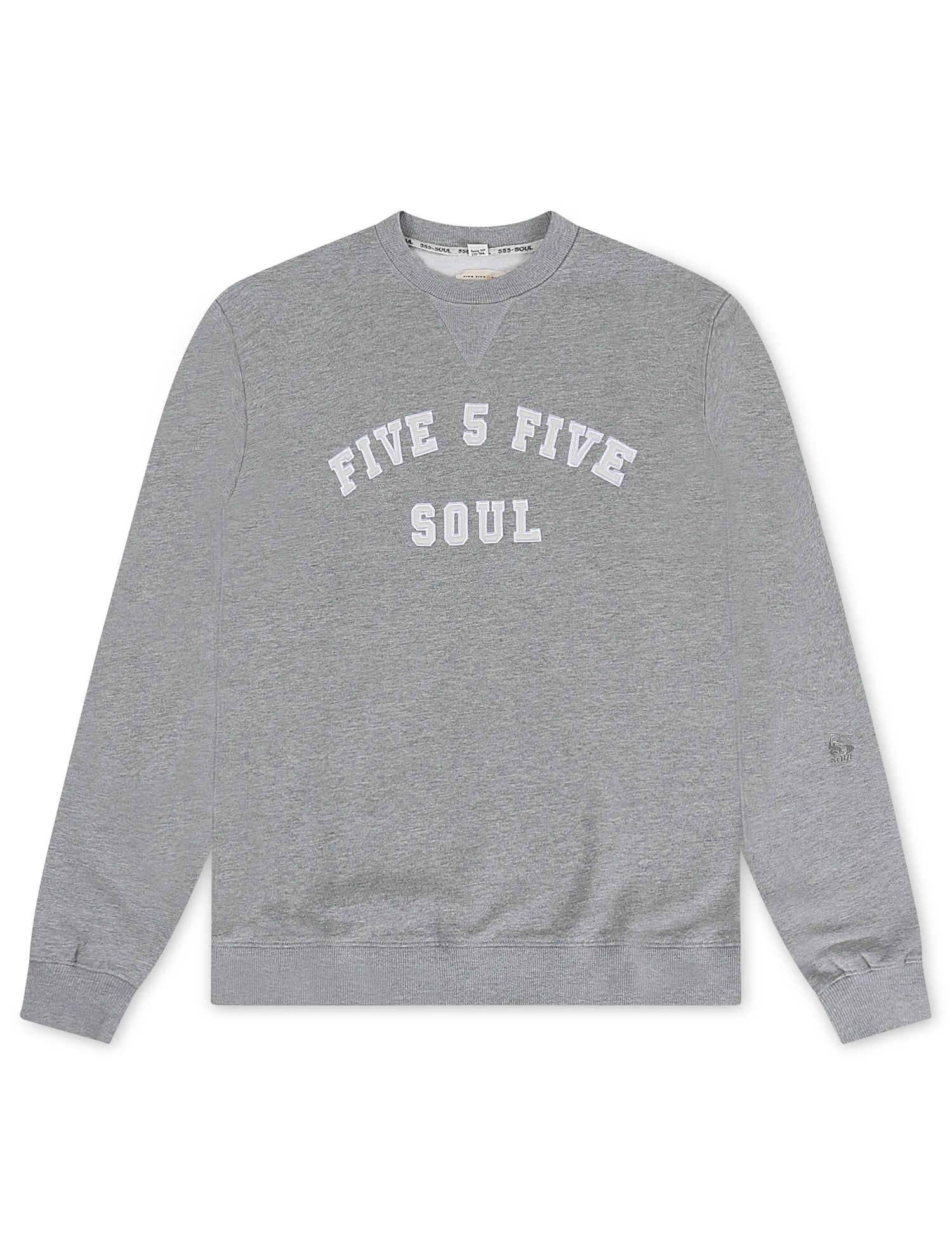 Triple 5 Mens Essex Crewneck - Heather Grey by Denim Exchange