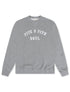 Triple 5 Mens Essex Crewneck - Heather Grey by Denim Exchange