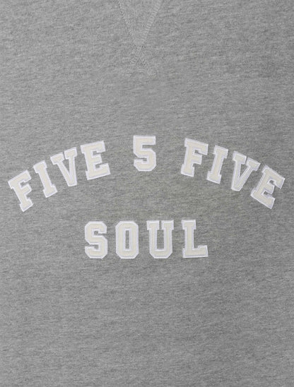 Triple 5 Mens Essex Crewneck - Heather Grey by Denim Exchange
