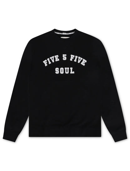 Triple 5 Mens Essex Crewneck - Black by Denim Exchange
