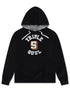 Triple 5 Mens UNY Long Sleeve Hoodie - Washed Black by Denim Exchange