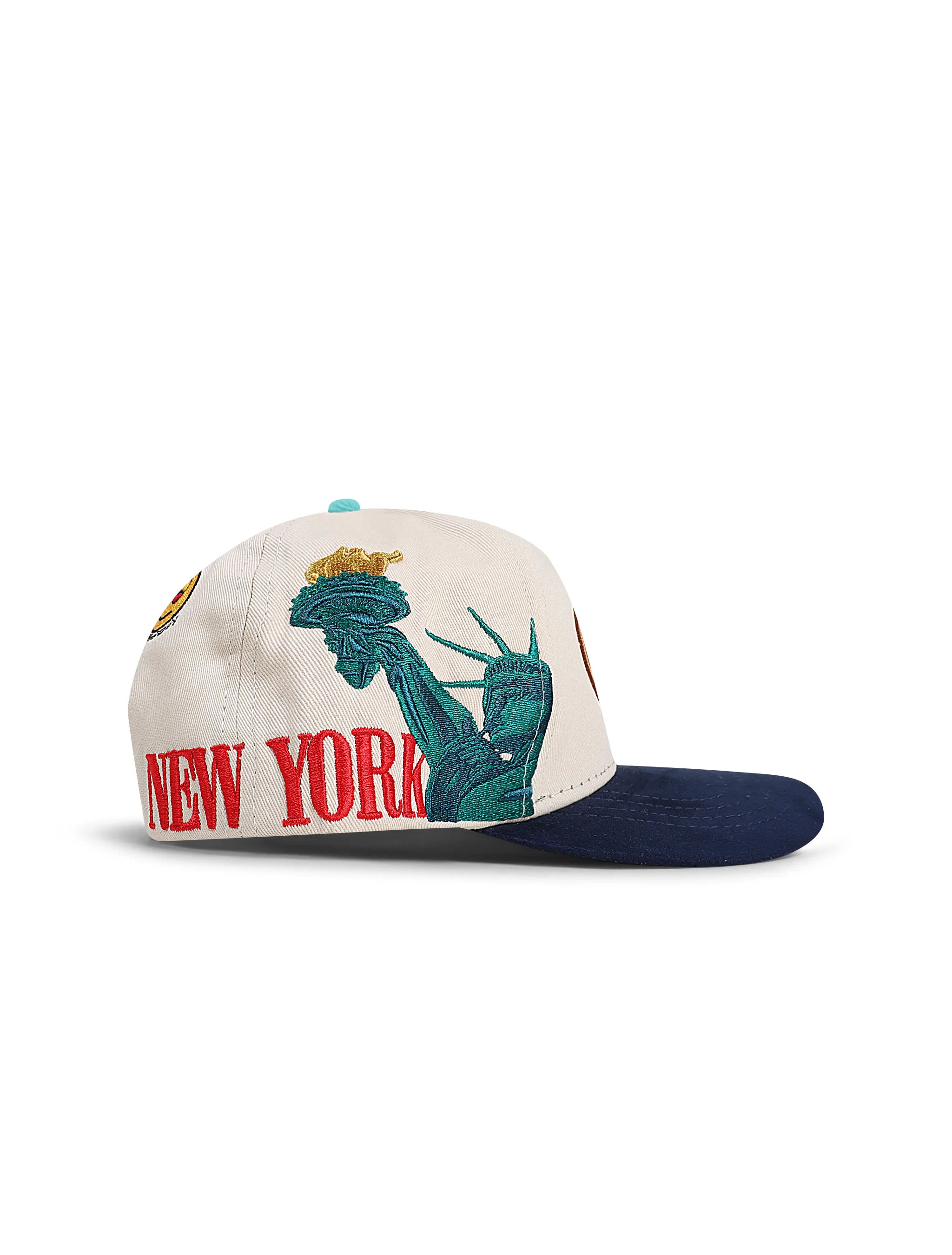 GasNYC Rotten Apple Hat - Cream/Navy by Denim Exchange