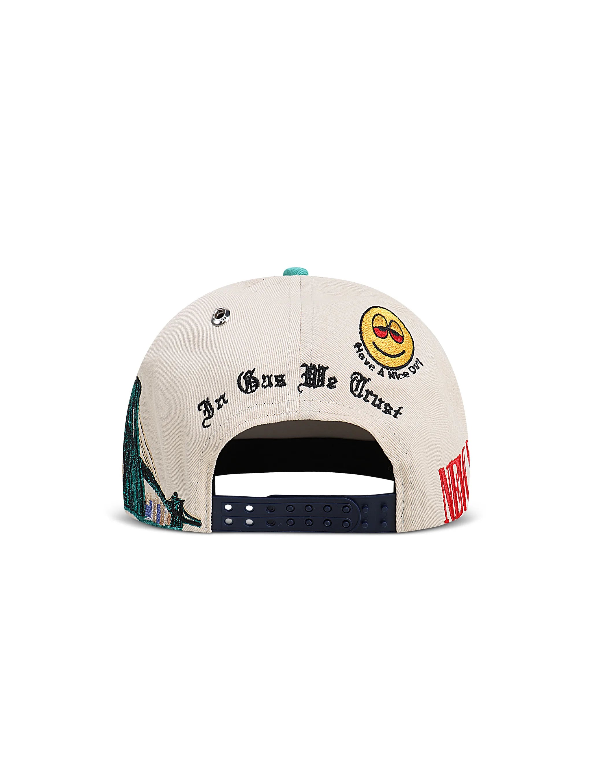 GasNYC Rotten Apple Hat - Cream/Navy by Denim Exchange