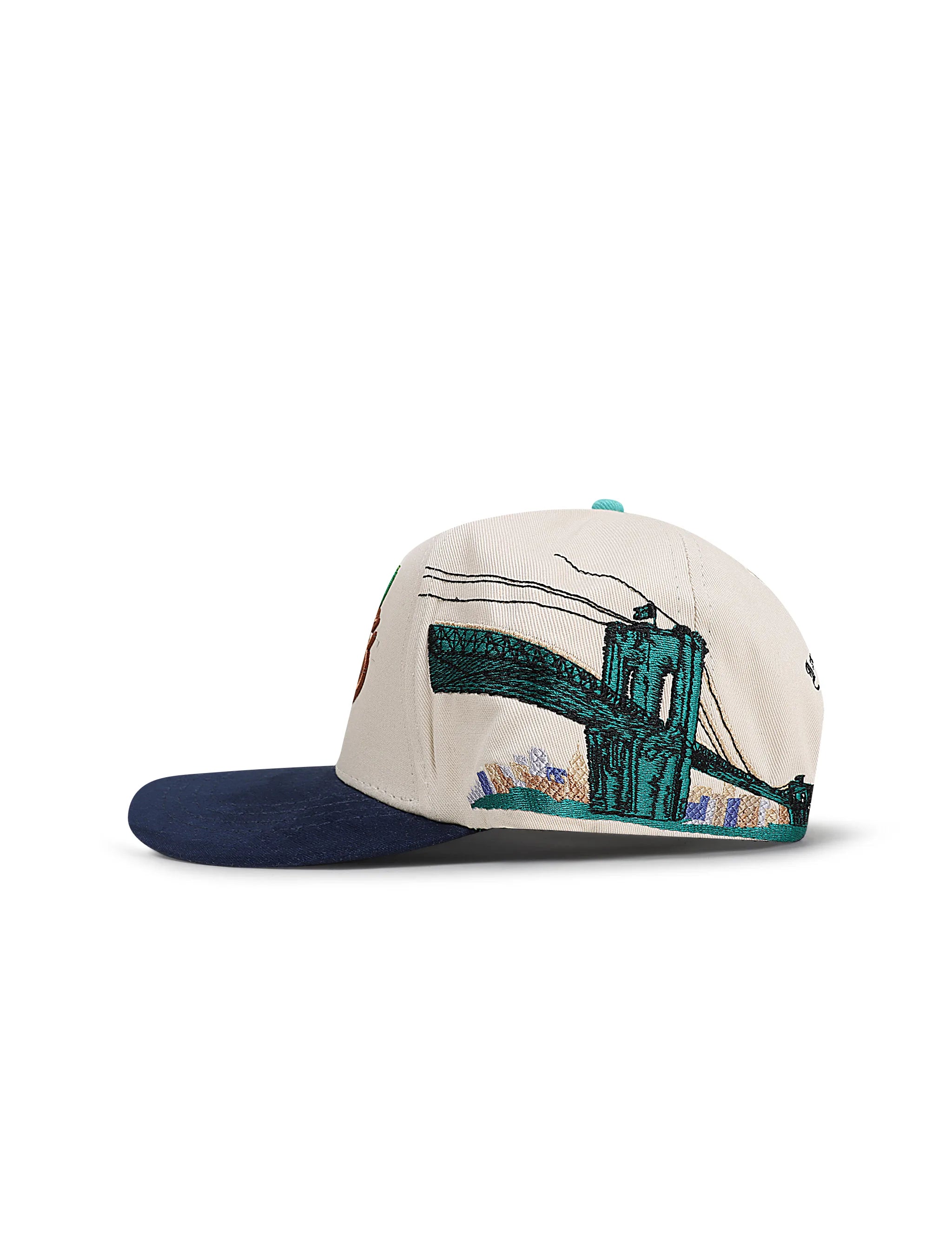 GasNYC Rotten Apple Hat - Cream/Navy by Denim Exchange