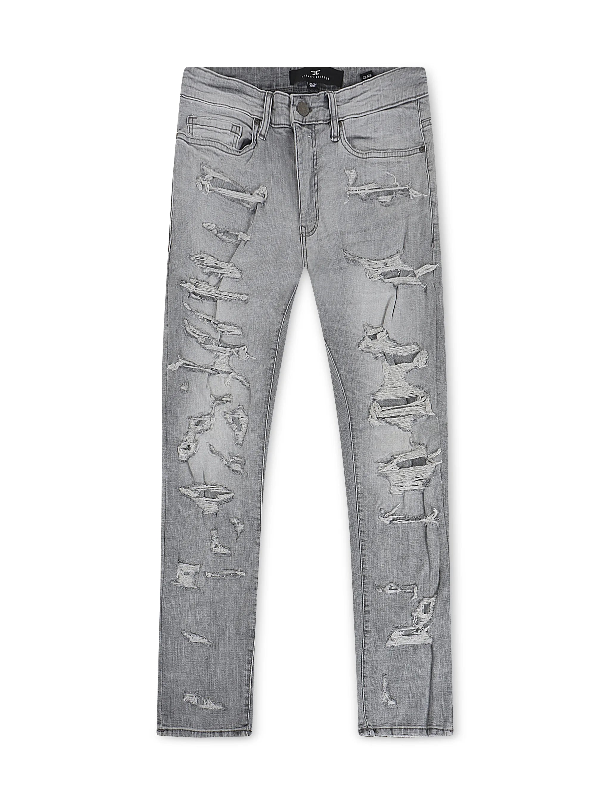 Jordan Craig Mens Vintage Washes Ross Fit - Light Grey by Denim Exchange