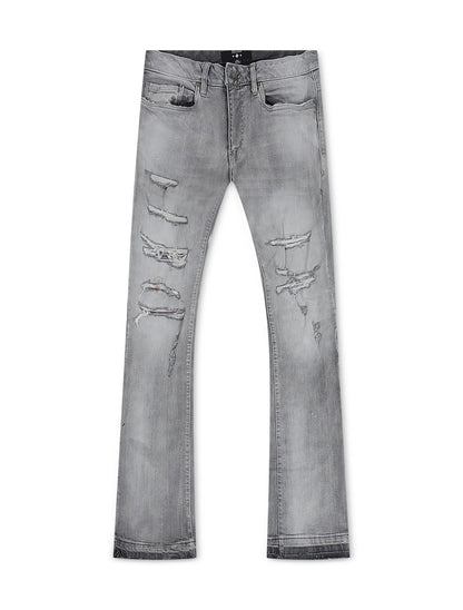 Jordan Craig Super Skinny Stacked Jean - Cement Wash by Denim Exchange