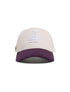 Reference Mens Paradise LA Hat - Cream/Purple by Denim Exchange