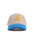Reference Mens Paradise LA Corduroy Hat - Cream/Blue/Yellow by Denim Exchange