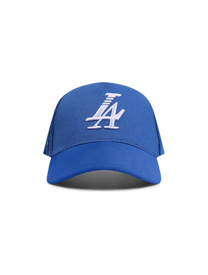 Reference Mens Paradise LA Multipanel Hat - Royal Blue by Denim Exchange
