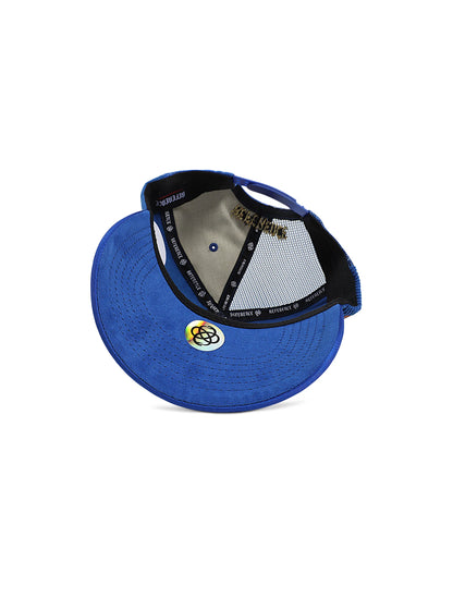 Reference Mens Paradise LA Multipanel Hat - Royal Blue by Denim Exchange