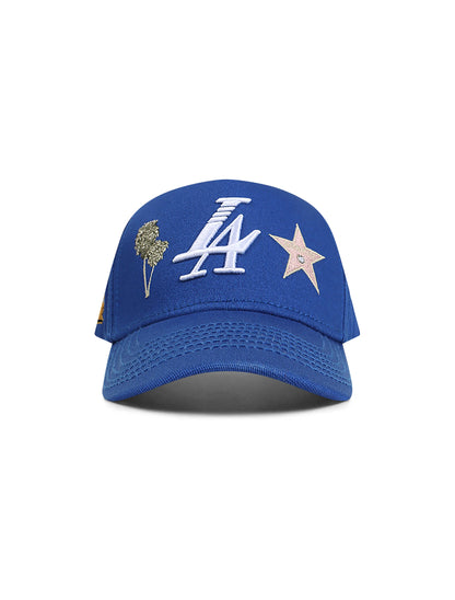 Reference Mens Cali LA Hat - Blue by Denim Exchange