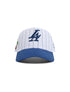 Reference Mens Paradise LA Pinstripe Hat - White/Blue by Denim Exchange