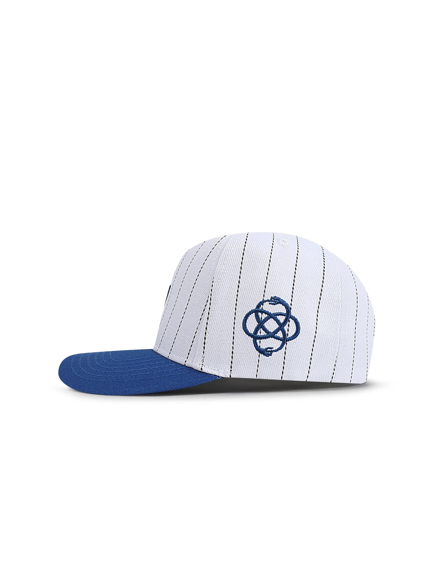 Reference Mens Paradise LA Pinstripe Hat - White/Blue by Denim Exchange