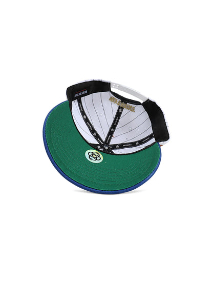 Reference Mens Paradise LA Pinstripe Hat - White/Blue by Denim Exchange