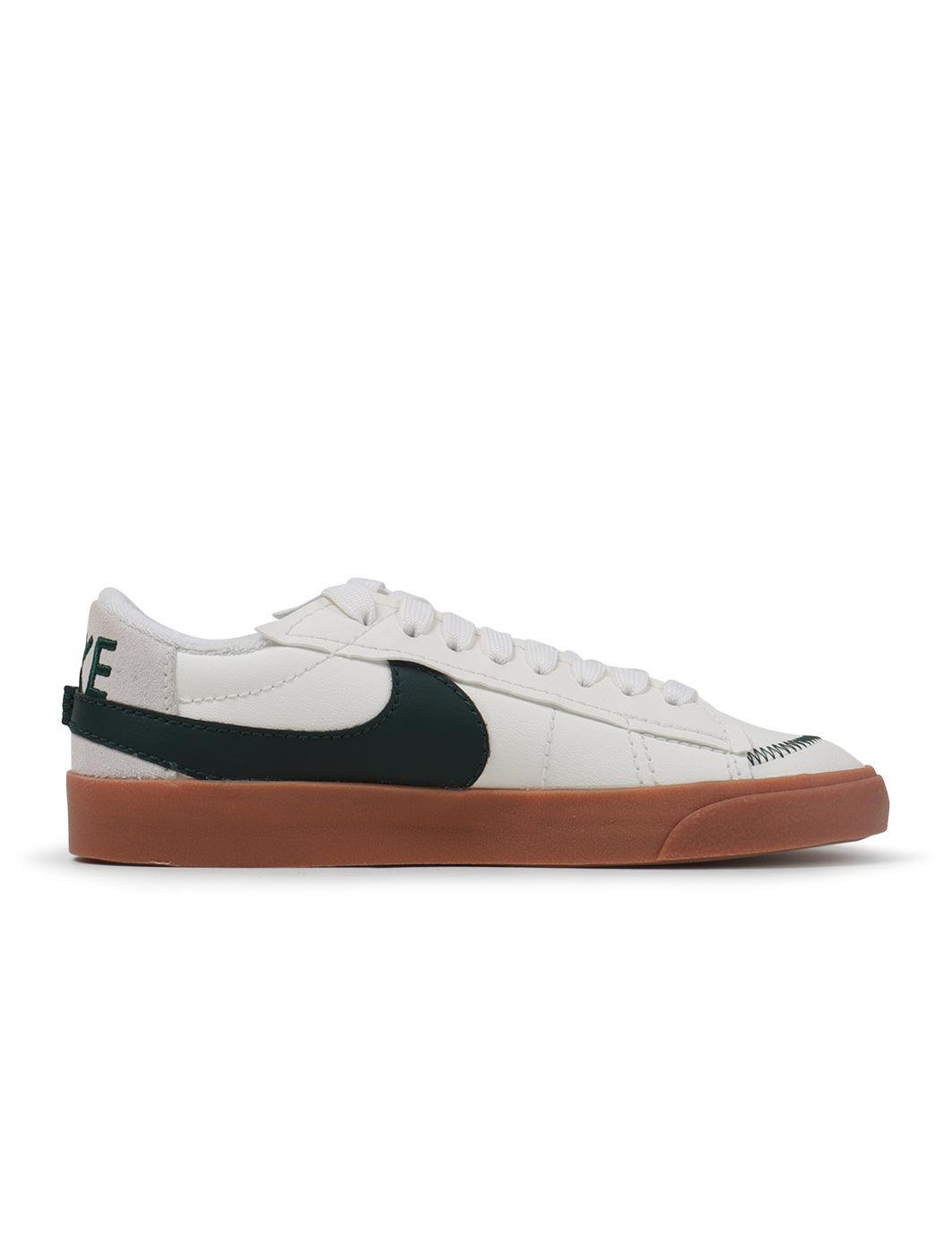 Nike Mens Blazer Low Jumbo - Sail/Green by Denim Exchange