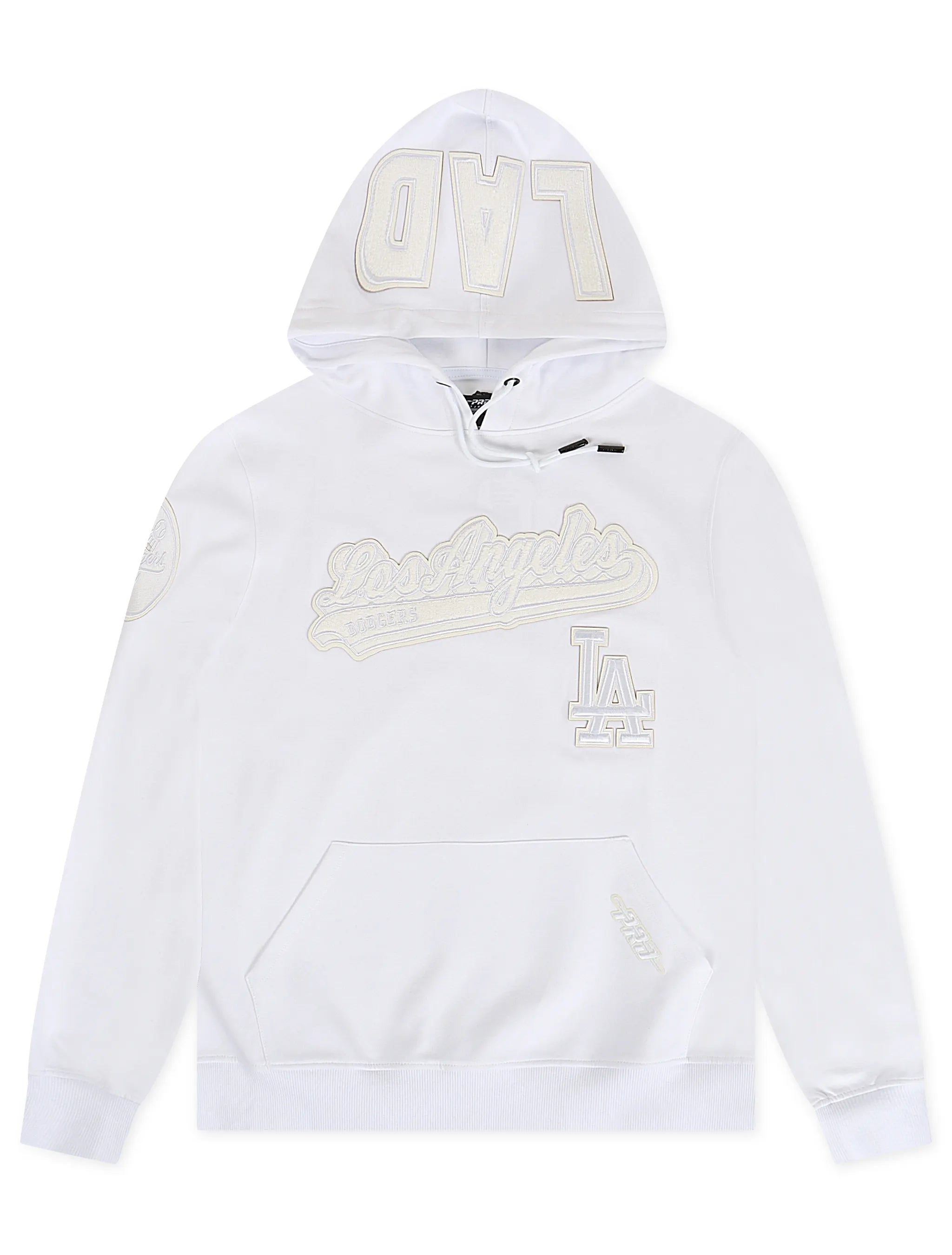 Pro Standard LA Dodgers White Out Hoodie - White by Denim Exchange