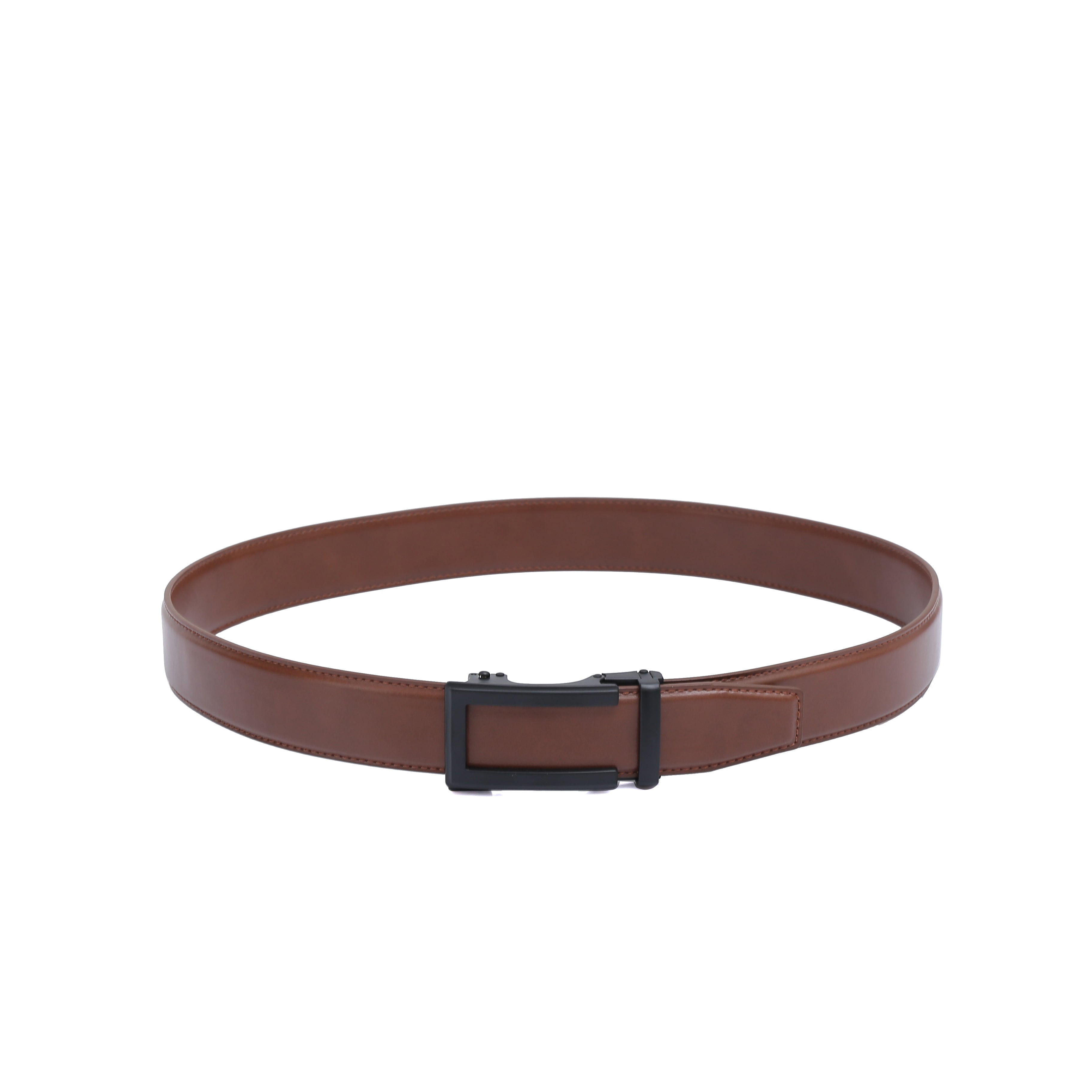 Auto 1 Vegan Belt - Matte Black Buckle (Brown All Sizes, Black only up to size 34) by Doshi FCSA