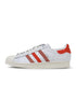 Adidas Mens Superstar - White/Red by Denim Exchange