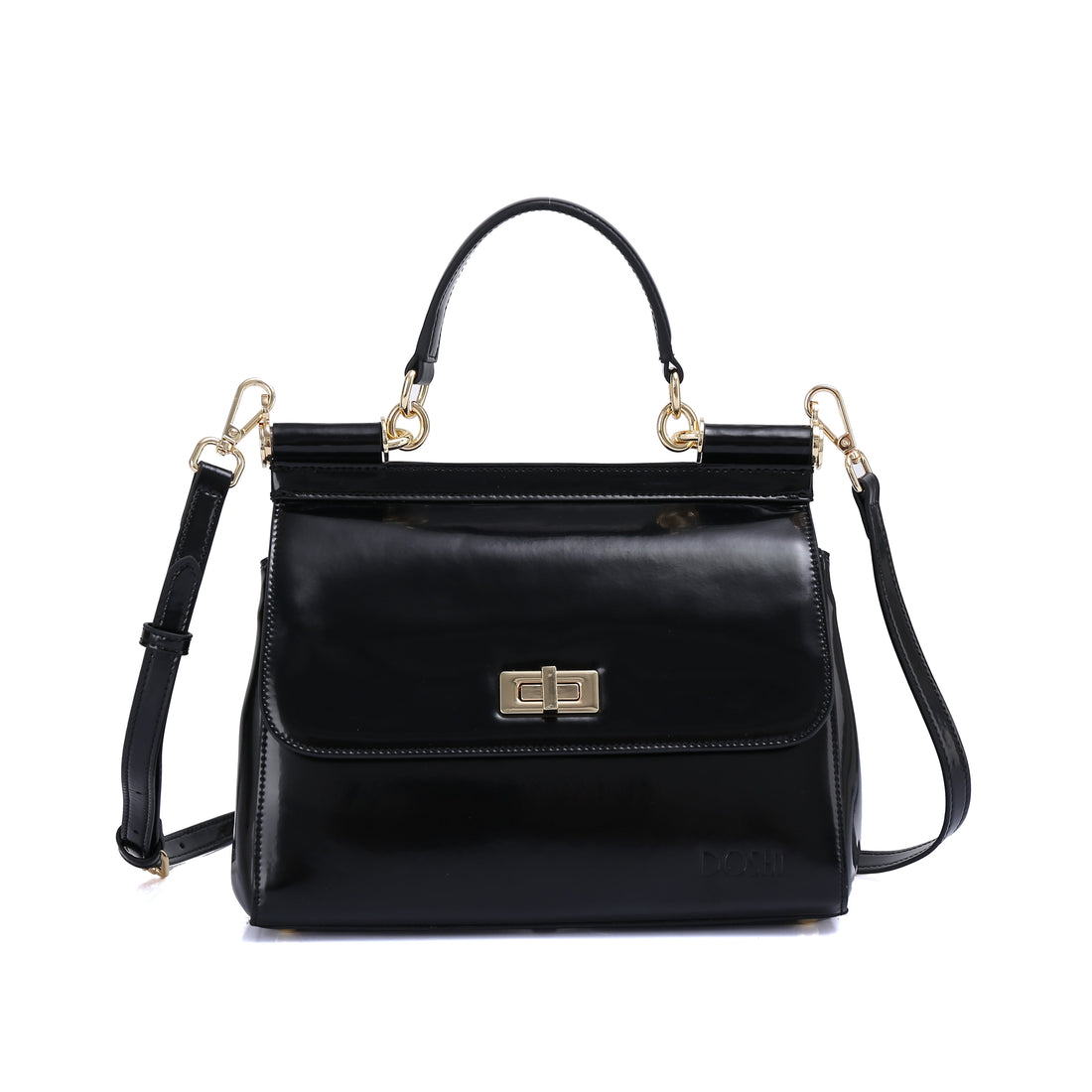 Lady Bag 3 - Semi-Patent Black by Doshi FCSA