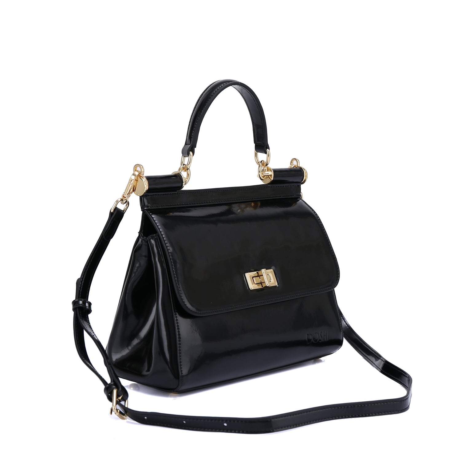 Lady Bag 3 - Semi-Patent Black by Doshi FCSA