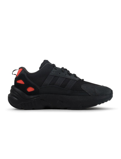 Adidas Mens Zx 22 Boost - Black Solar Red by Denim Exchange