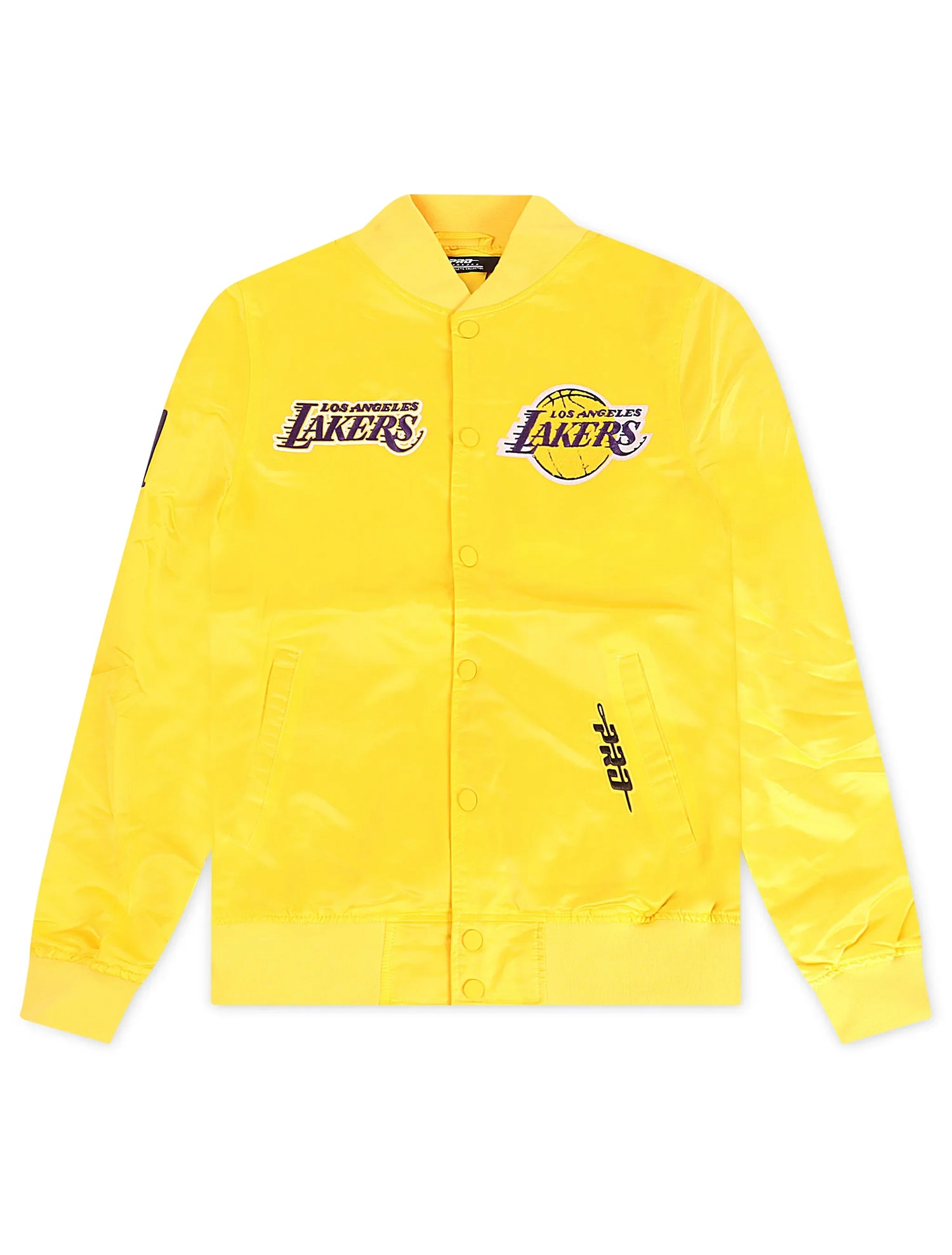 Pro Standard LA Lakers Souvenir Satin Jacket - Gold by Denim Exchange