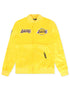 Pro Standard LA Lakers Souvenir Satin Jacket - Gold by Denim Exchange