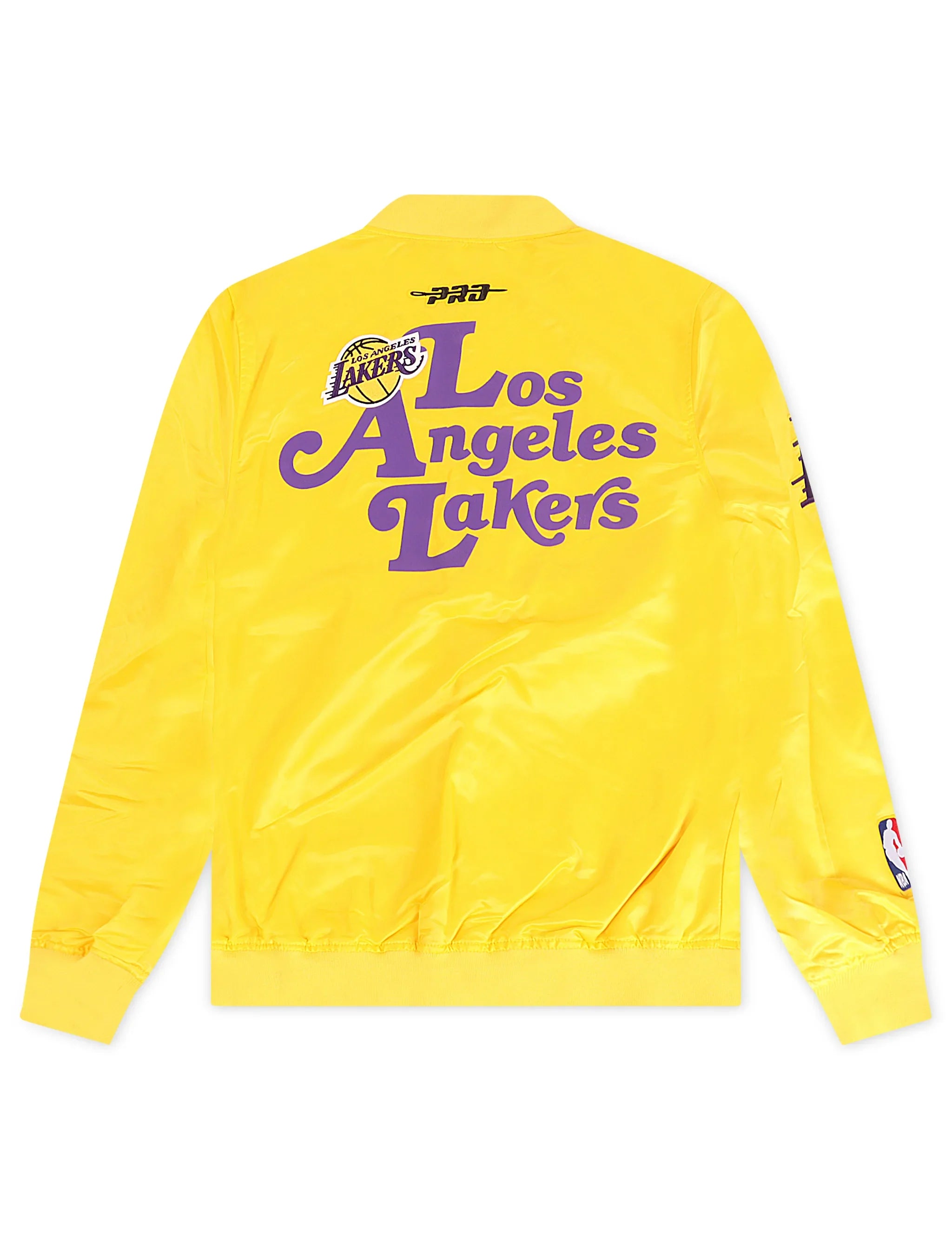 Pro Standard LA Lakers Souvenir Satin Jacket - Gold by Denim Exchange