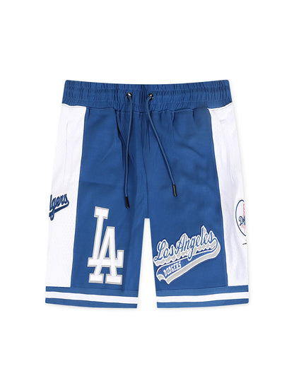 Pro Standard LA Dodgers City Script Tail Shorts - Royal Blue by Denim Exchange