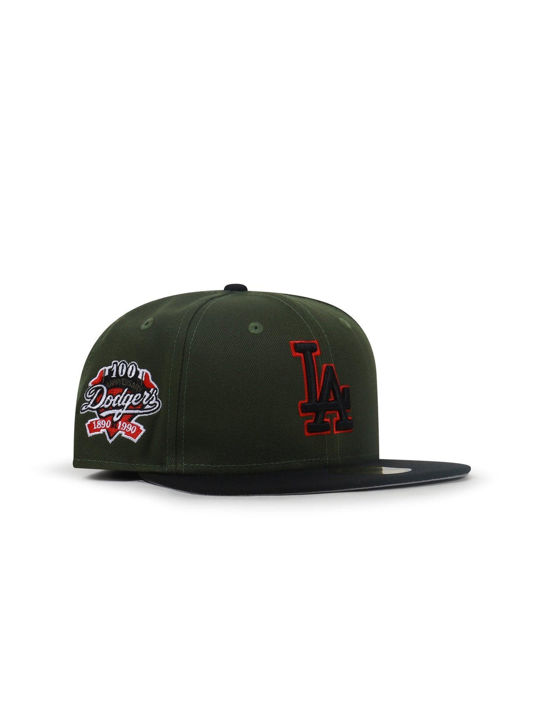New Era 5950 La Dodgers 100Th Anniversary - Green/Black by Denim Exchange