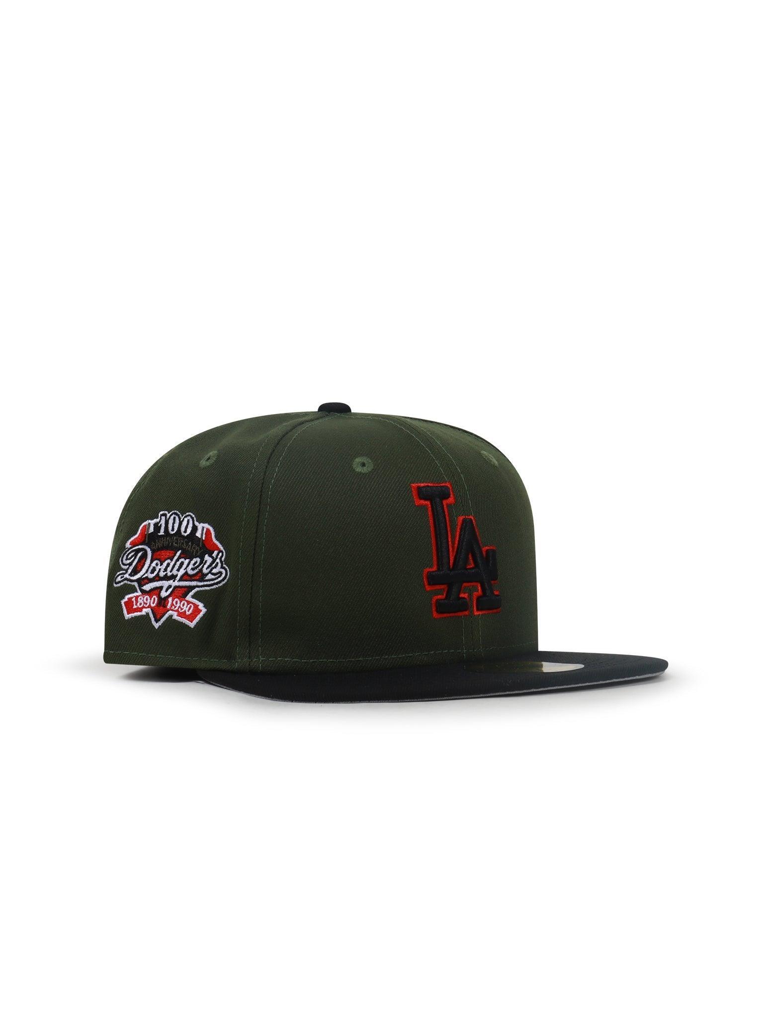 New Era 5950 La Dodgers 100Th Anniversary - Green/Black by Denim Exchange